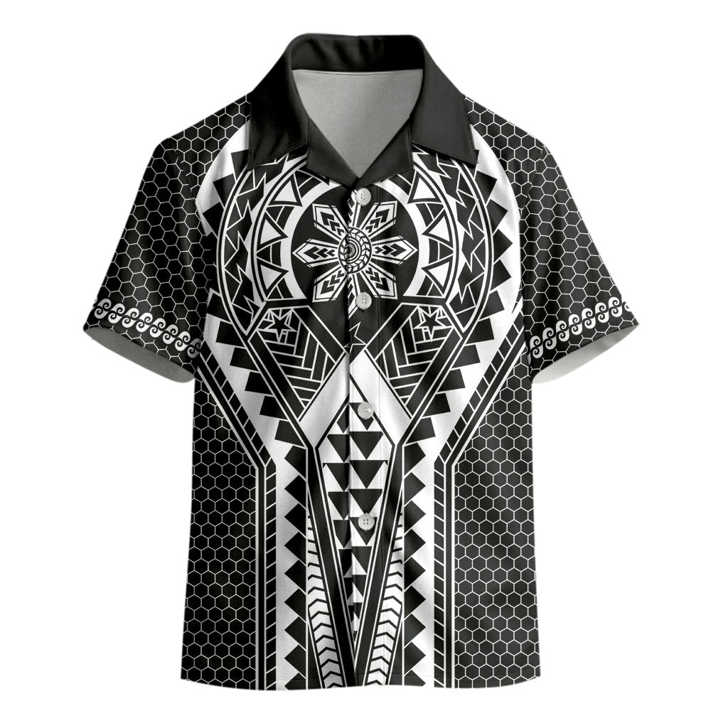 Philippines Batok Tribal Inspired Tattoo Black Kid Hawaiian Shirt LT05 - Polynesian Pride