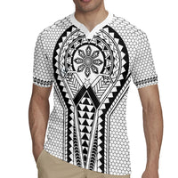 Philippines Batok Tribal Inspired Tattoo White Rugby Jersey LT05 - Polynesian Pride