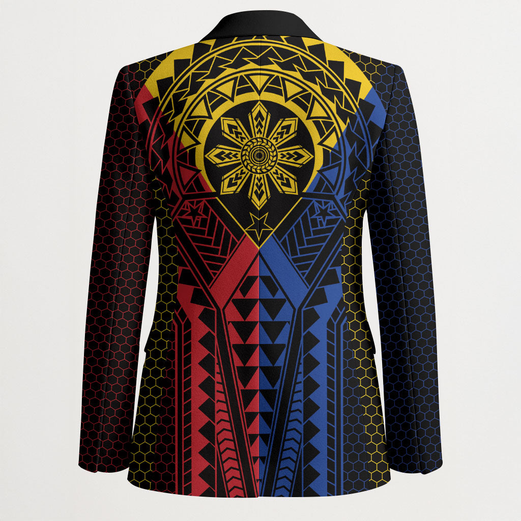 Philippines Batok Tribal Inspired Tattoo Blazer LT05 - Polynesian Pride