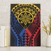 Philippines Batok Tribal Inspired Tattoo Canvas Wall Art LT05 Without Frame Multicolor - Polynesian Pride