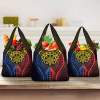 Philippines Batok Tribal Inspired Tattoo Grocery Bag LT05 3-pack One Size Multicolor - Polynesian Pride