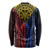 Philippines Batok Tribal Inspired Tattoo Long Sleeve Shirt LT05 - Polynesian Pride