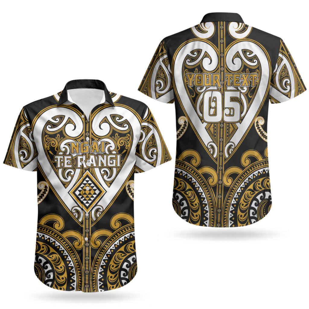 Custom Aotearoa Ngai Te Rangi Couples Matching Puletasi and Hawaiian Shirt Maori Tribal Pattern LT05 - Polynesian Pride