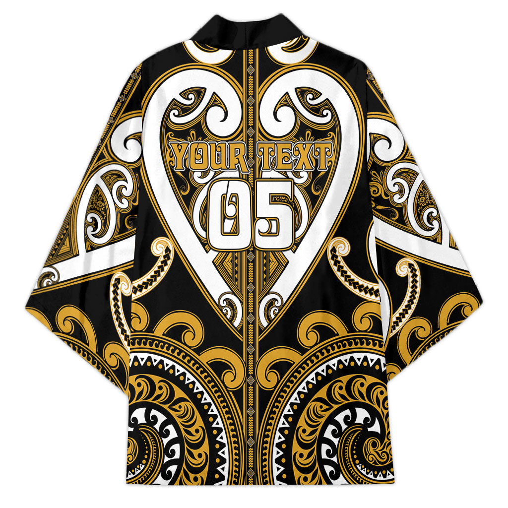 Custom Aotearoa Ngai Te Rangi Kimono Maori Tribal Pattern LT05 - Polynesian Pride