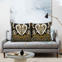 Aotearoa Ngai Te Rangi Pillow Cover Maori Tribal Pattern LT05 - Polynesian Pride