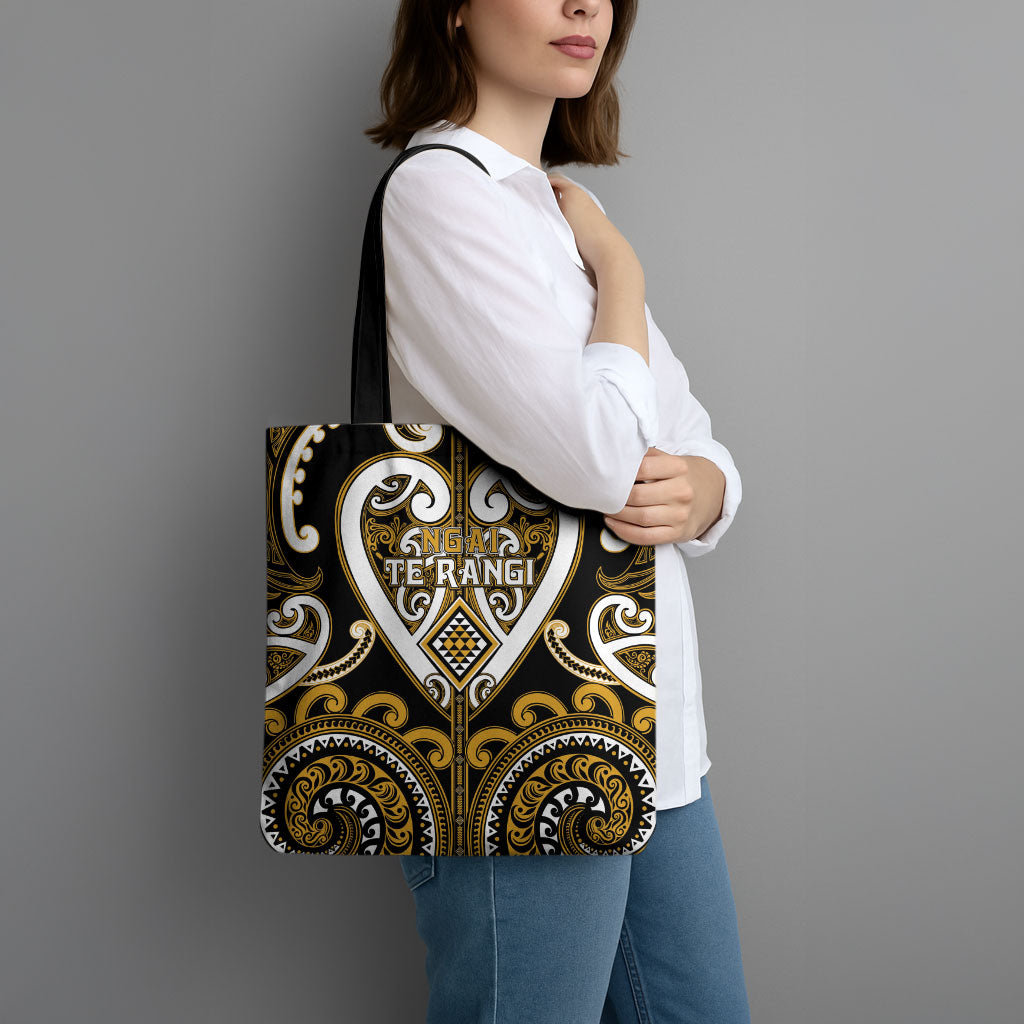 Aotearoa Ngai Te Rangi Tote Bag Maori Tribal Pattern LT05 - Polynesian Pride