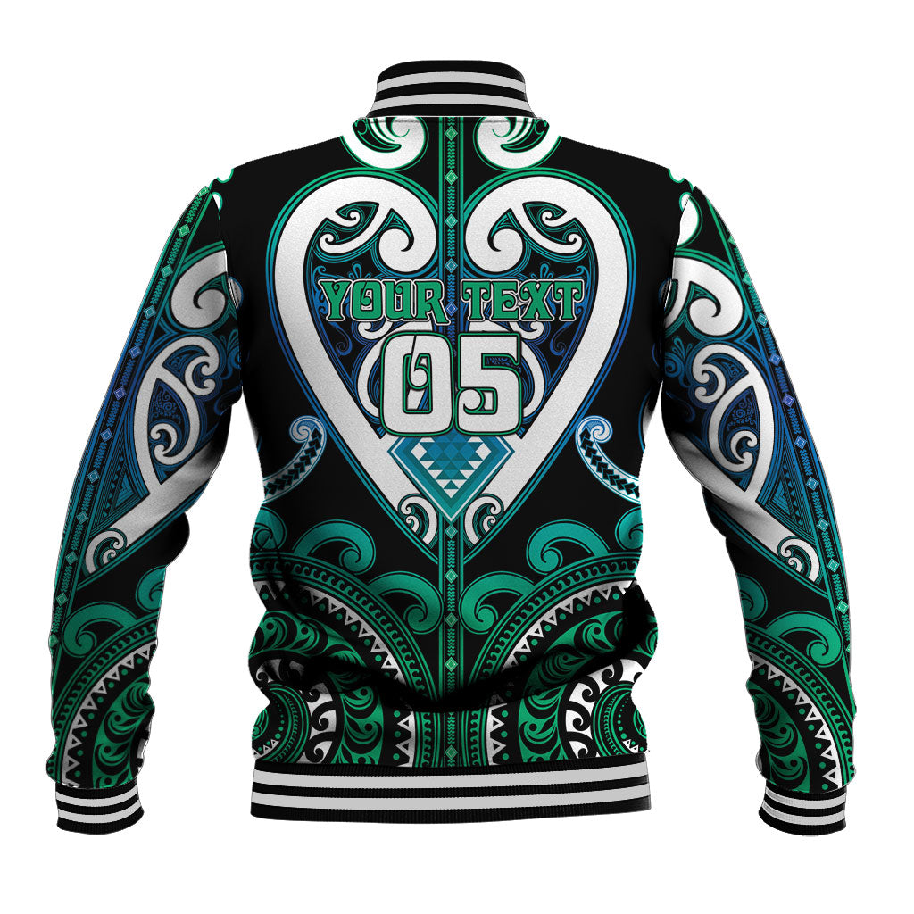 Custom Aotearoa Ngati Ranginui Baseball Jacket Maori Tribal Pattern LT05 - Polynesian Pride