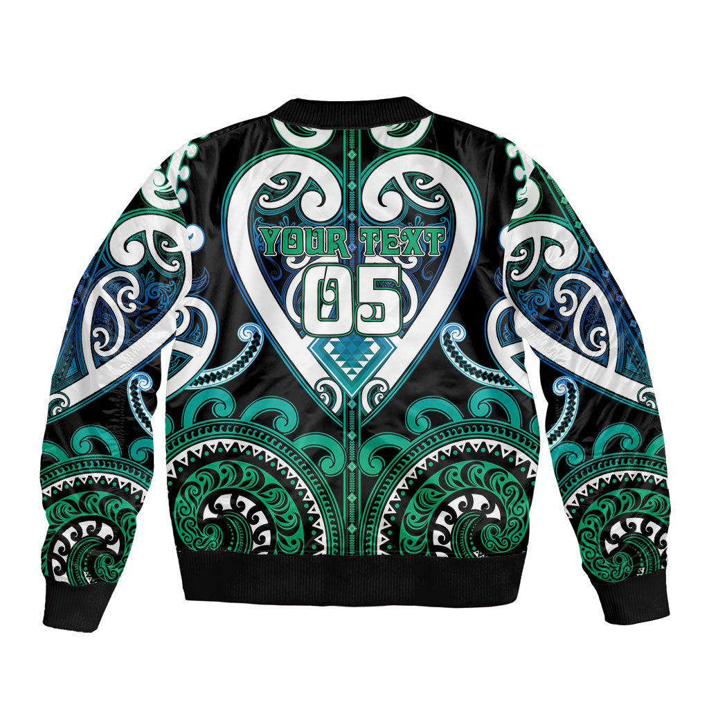 Custom Aotearoa Ngati Ranginui Bomber Jacket Maori Tribal Pattern LT05 - Polynesian Pride