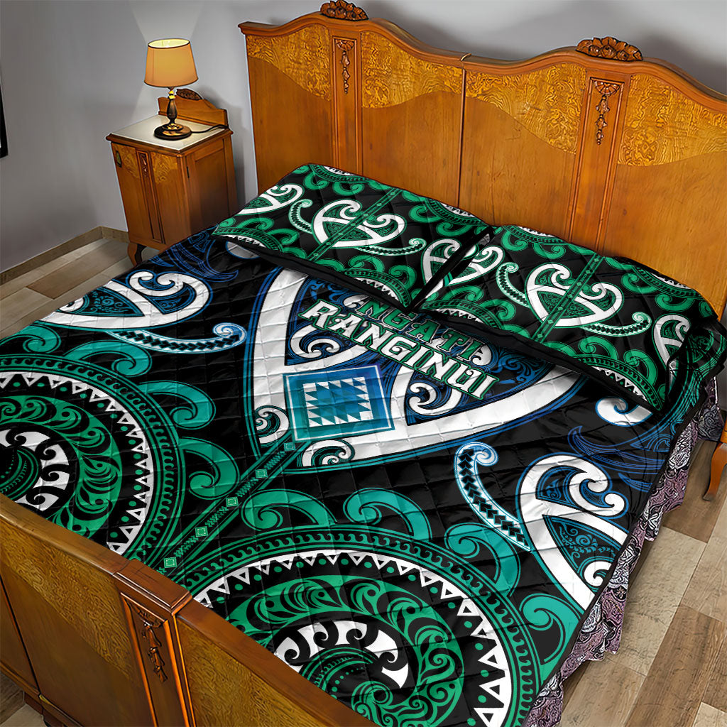 Aotearoa Ngati Ranginui Quilt Bed Set Maori Tribal Pattern LT05 - Polynesian Pride