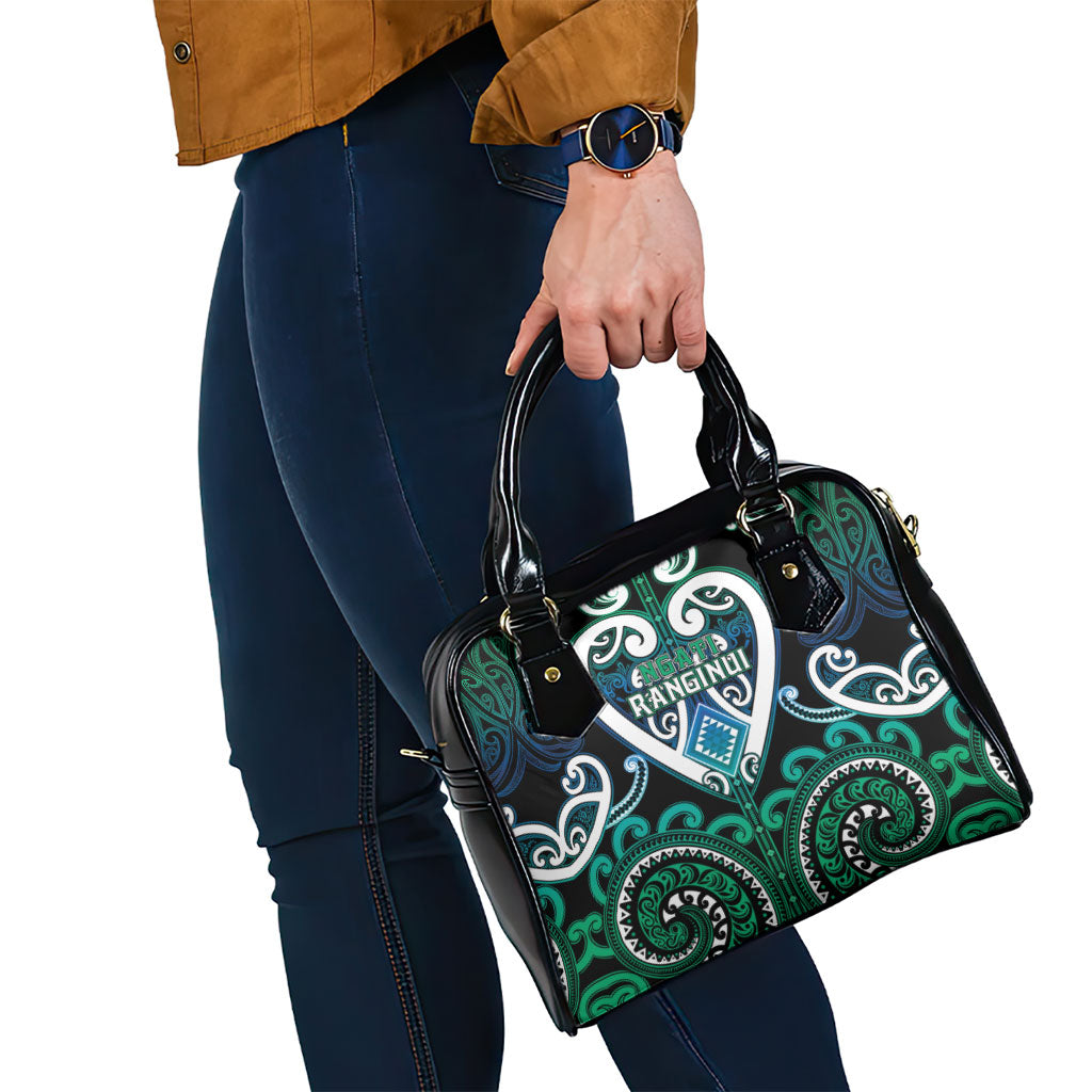 Aotearoa Ngati Ranginui Shoulder Handbag Maori Tribal Pattern LT05 - Polynesian Pride