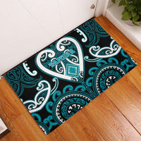 Aotearoa Tapuika Rubber Doormat Maori Tribal Pattern LT05 - Polynesian Pride