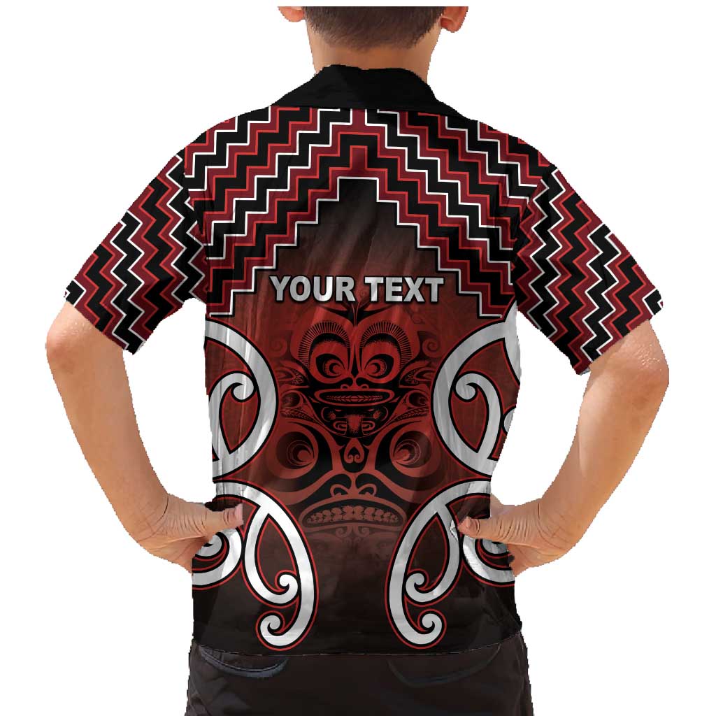 Personalised Aotearoa Mana Motuhake Family Matching Mermaid Dress and Hawaiian Shirt Poutama With Maori Pattern LT05 - Polynesian Pride