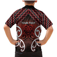Personalised Aotearoa Mana Motuhake Family Matching Mermaid Dress and Hawaiian Shirt Poutama With Maori Pattern LT05 - Polynesian Pride