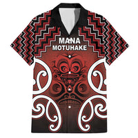 Personalised Aotearoa Mana Motuhake Family Matching Off Shoulder Maxi Dress and Hawaiian Shirt Poutama With Maori Pattern - Polynesian Pride