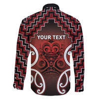 Personalised Aotearoa Mana Motuhake Family Matching Off Shoulder Short Dress and Hawaiian Shirt Poutama With Maori Pattern - Polynesian Pride