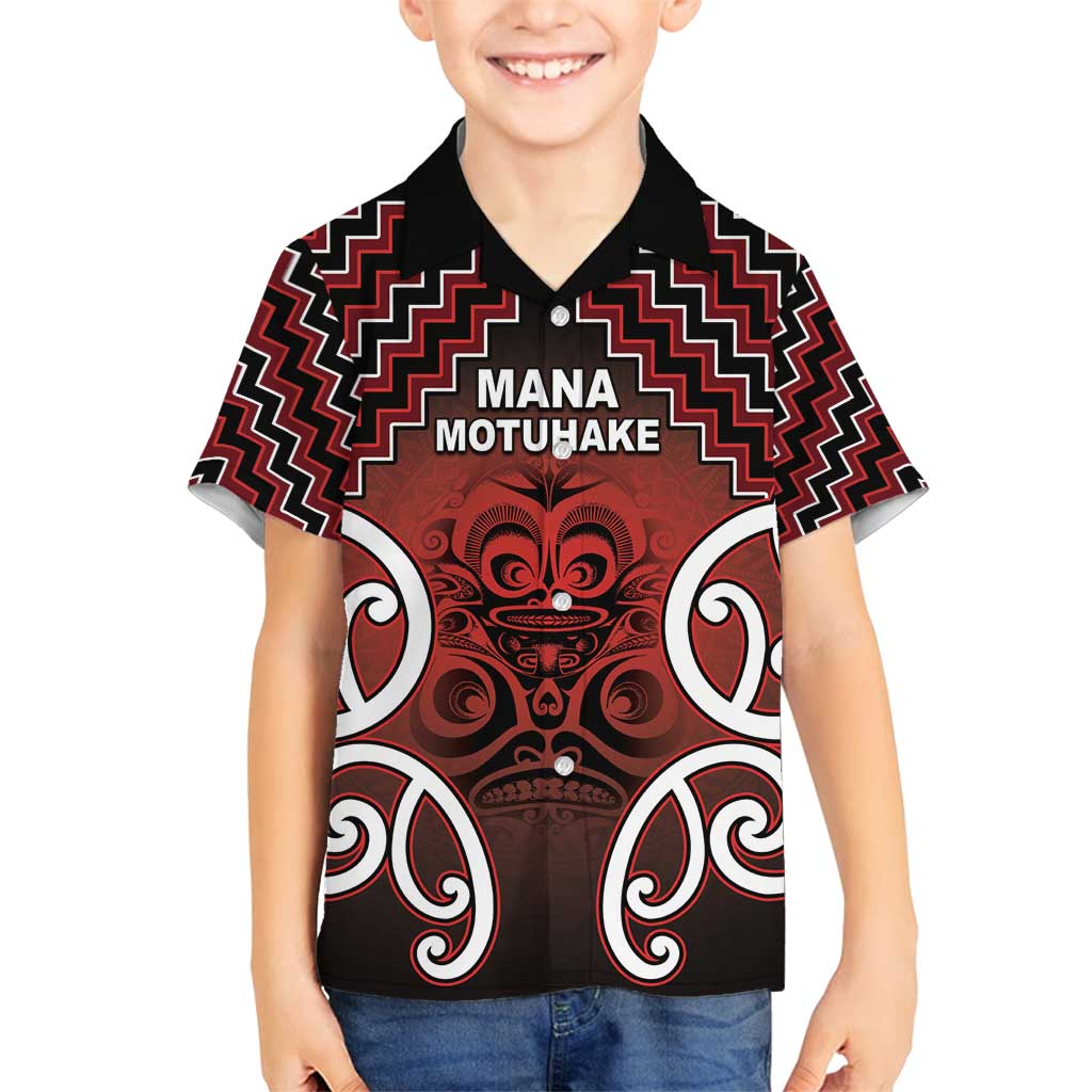 Personalised Aotearoa Mana Motuhake Family Matching Summer Maxi Dress and Hawaiian Shirt Poutama With Maori Pattern - Polynesian Pride