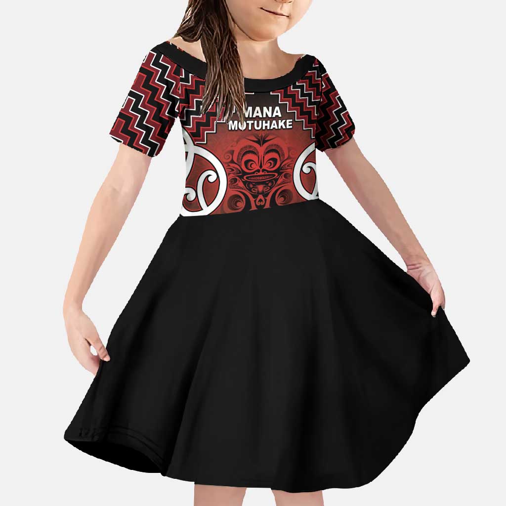 Personalised Aotearoa Mana Motuhake Family Matching Tank Maxi Dress and Hawaiian Shirt Poutama With Maori Pattern - Polynesian Pride