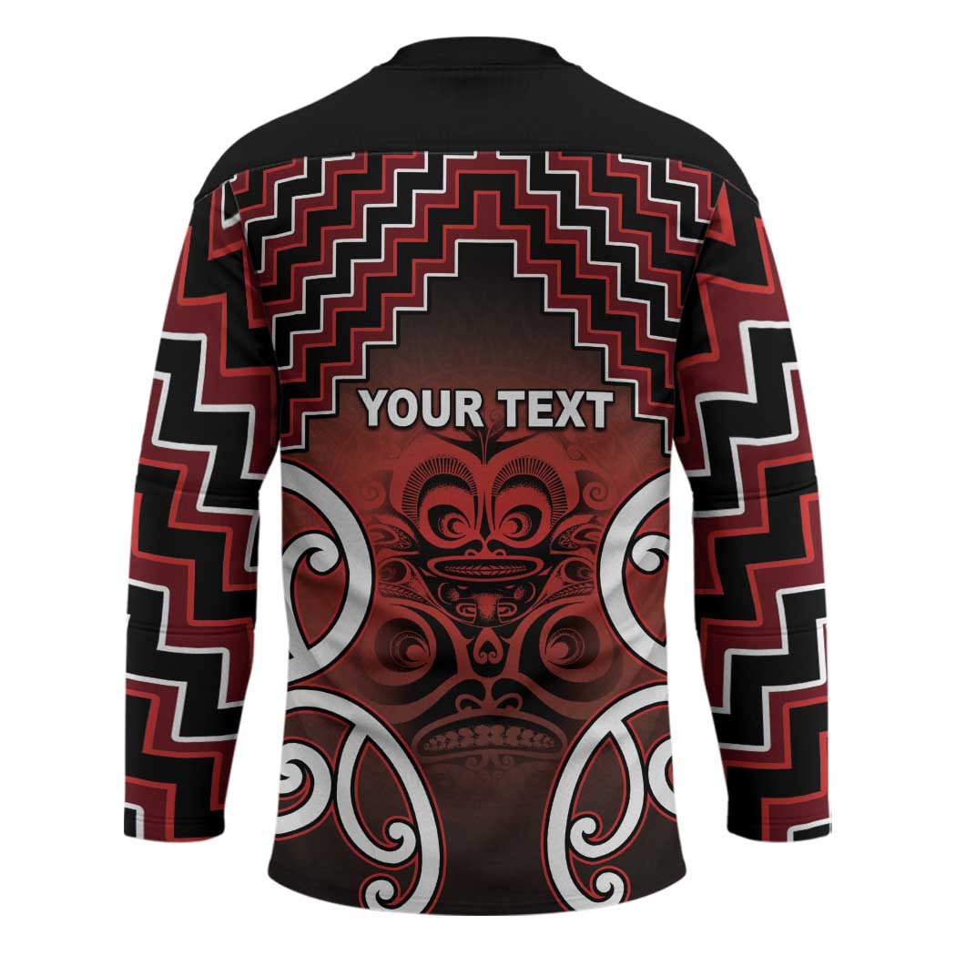 Personalised Aotearoa Mana Motuhake Hockey Jersey Poutama With Maori Pattern - Polynesian Pride