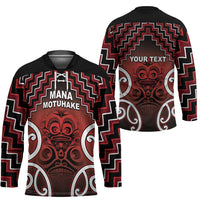 Personalised Aotearoa Mana Motuhake Hockey Jersey Poutama With Maori Pattern - Polynesian Pride