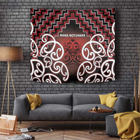 Aotearoa Mana Motuhake Tapestry Poutama With Maori Pattern - Polynesian Pride