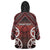 Personalised Aotearoa Mana Motuhake Wearable Blanket Hoodie Poutama With Maori Pattern - Polynesian Pride