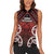 Personalised Aotearoa Mana Motuhake Women Sleeveless Polo Shirt Poutama With Maori Pattern - Polynesian Pride