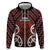 Personalised Aotearoa Mana Motuhake Zip Hoodie Poutama With Maori Pattern - Polynesian Pride