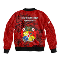 tonga-king-tupou-i-day-sleeve-zip-bomber-jacket-tropical-flowers-with-ngatu-pattern