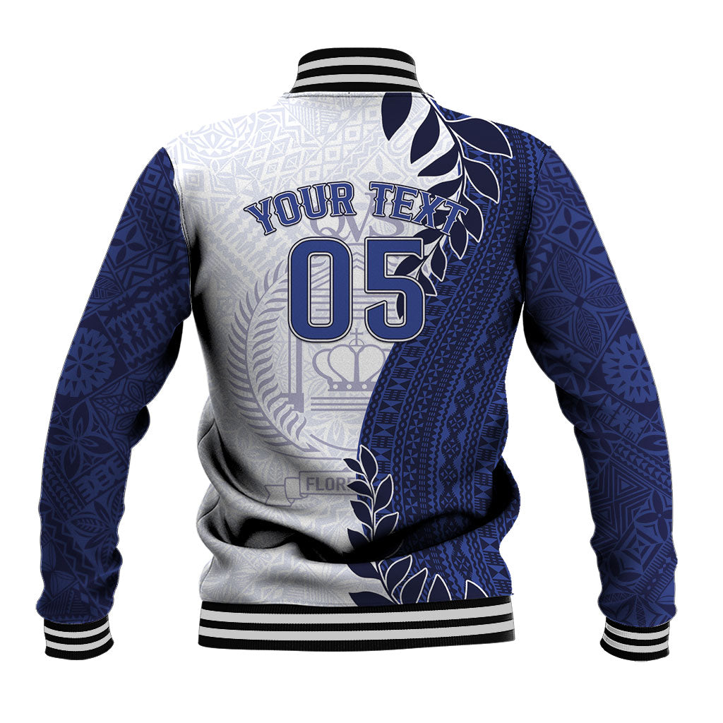 Custom Fiji Queen Victoria School Baseball Jacket 120 Years Anniversary