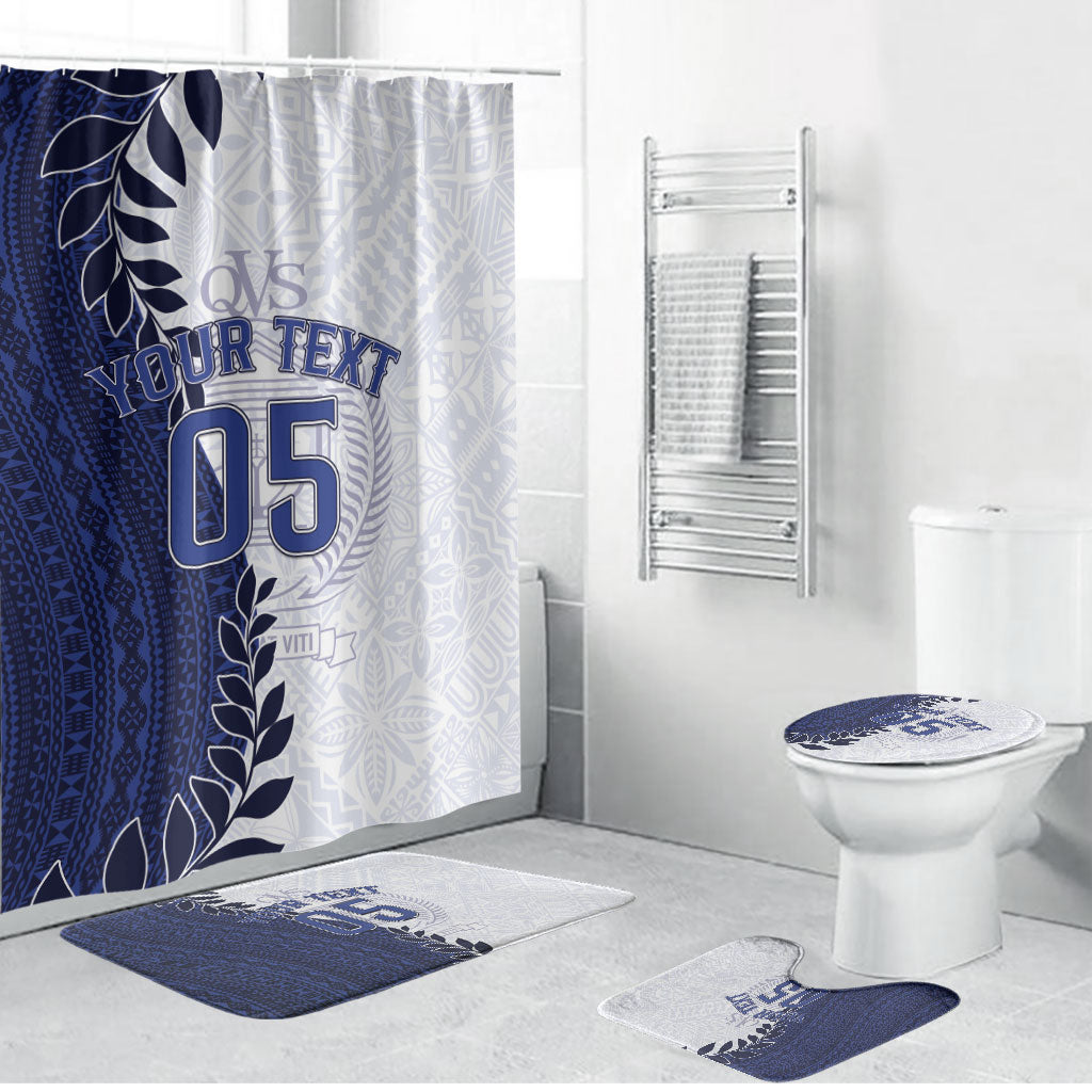 Custom Fiji Queen Victoria School Bathroom Set 120 Years Anniversary LT05 Bathroom Set (4 pcs) White - Polynesian Pride