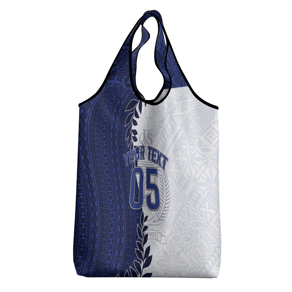 Custom Fiji Queen Victoria School Grocery Bag 120 Years Anniversary LT05 - Polynesian Pride