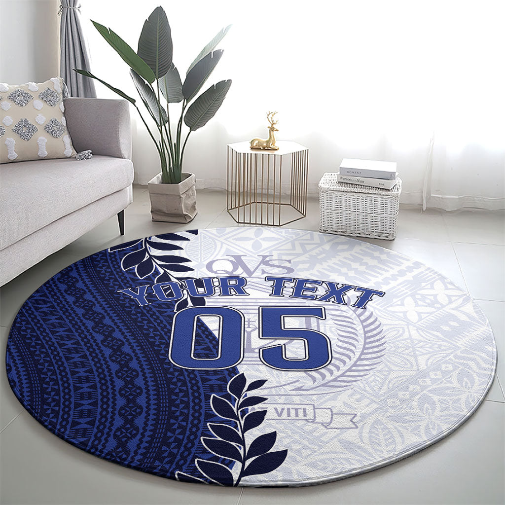 Custom Fiji Queen Victoria School Round Carpet 120 Years Anniversary LT05 - Polynesian Pride