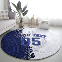 Custom Fiji Queen Victoria School Round Carpet 120 Years Anniversary LT05 - Polynesian Pride