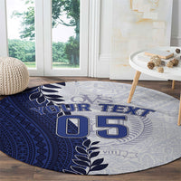 Custom Fiji Queen Victoria School Round Carpet 120 Years Anniversary LT05 - Polynesian Pride