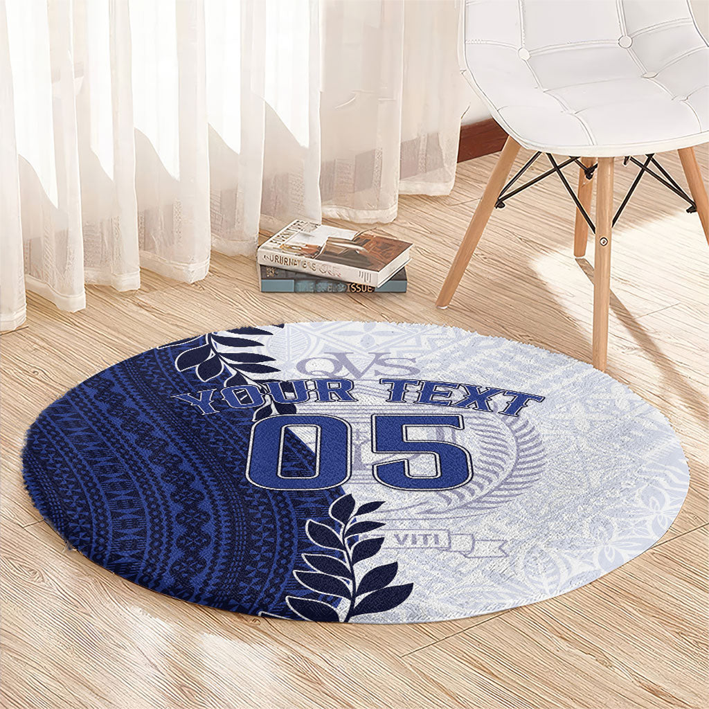 Custom Fiji Queen Victoria School Round Carpet 120 Years Anniversary LT05 - Polynesian Pride