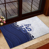 Custom Fiji Queen Victoria School Rubber Doormat 120 Years Anniversary LT05 - Polynesian Pride