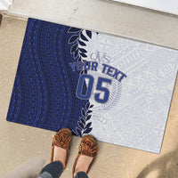 Custom Fiji Queen Victoria School Rubber Doormat 120 Years Anniversary LT05 - Polynesian Pride