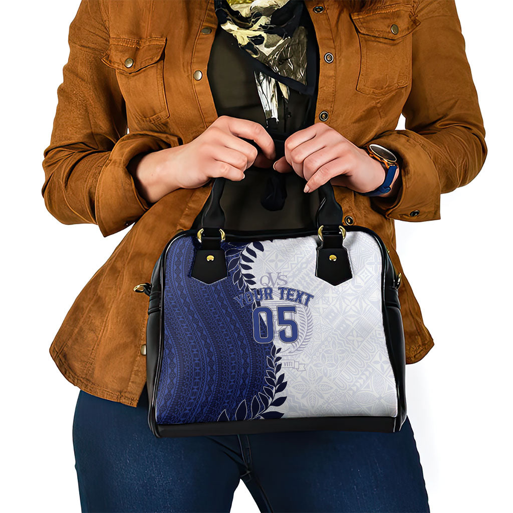 Custom Fiji Queen Victoria School Shoulder Handbag 120 Years Anniversary LT05 - Polynesian Pride
