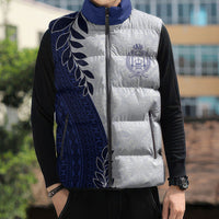 Custom Fiji Queen Victoria School Sleeveless Puffer Jacket 120 Years Anniversary LT05 - Polynesian Pride