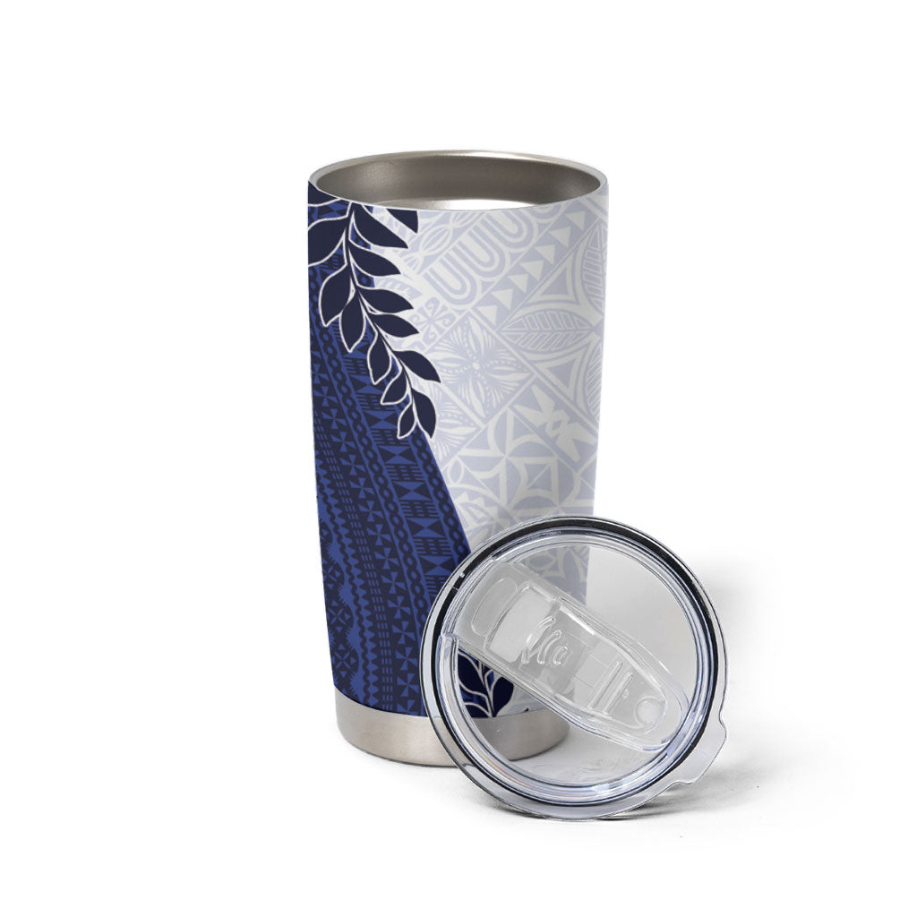 Custom Fiji Queen Victoria School Tumbler Cup 120 Years Anniversary LT05 - Polynesian Pride