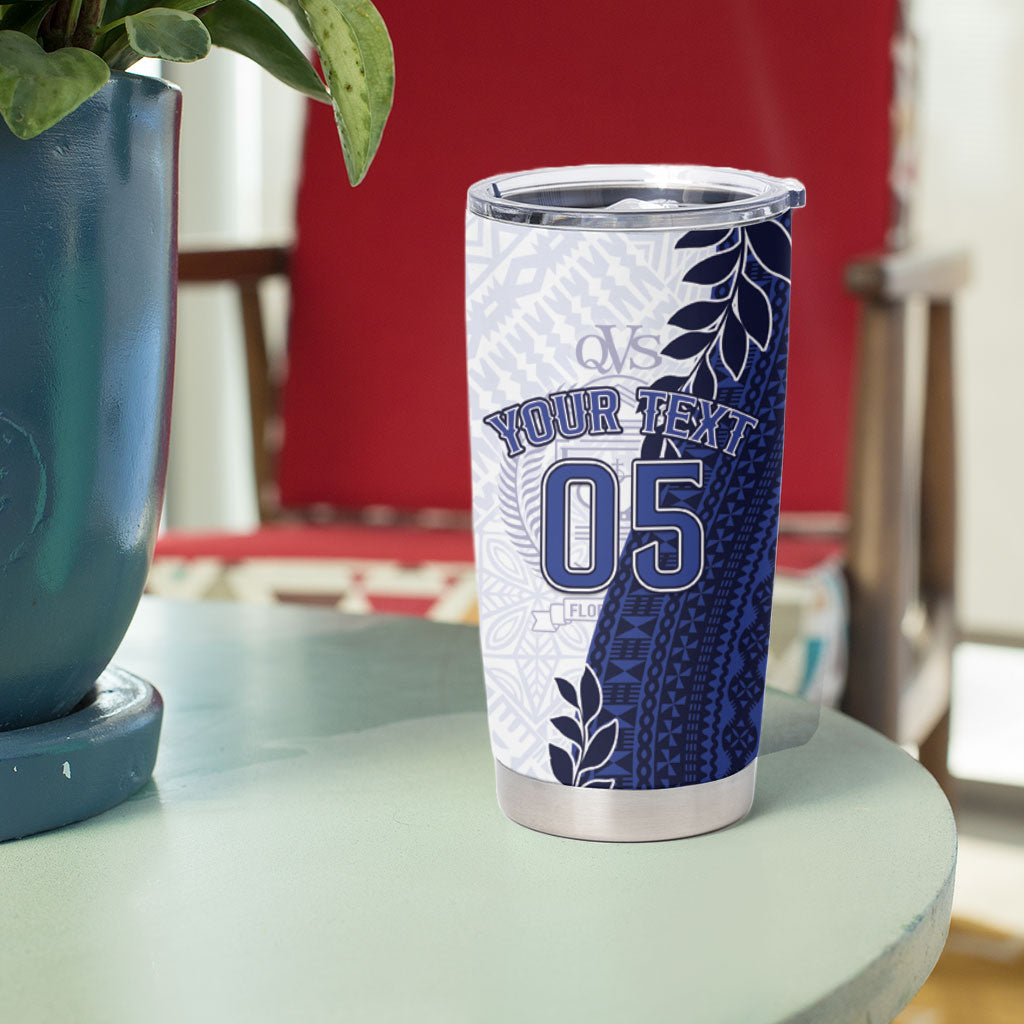 Custom Fiji Queen Victoria School Tumbler Cup 120 Years Anniversary LT05 - Polynesian Pride