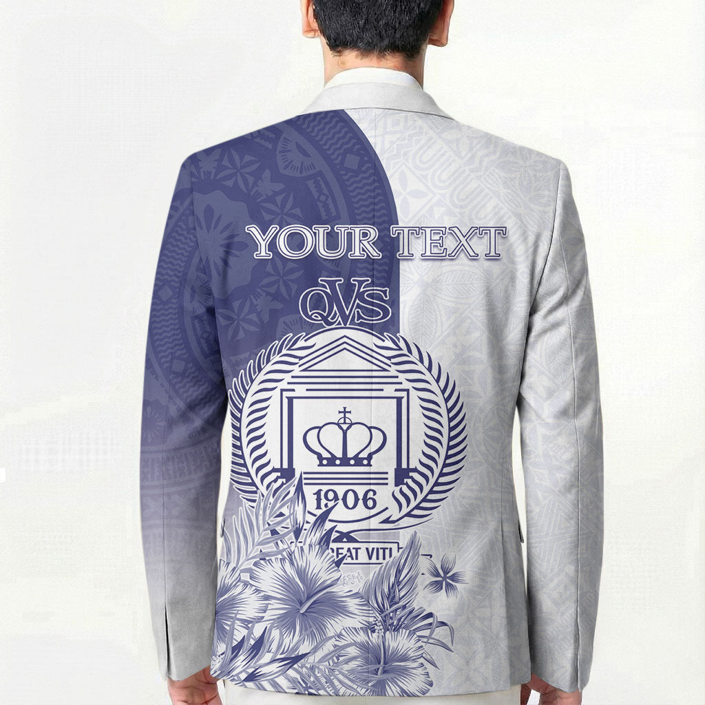 Personalised Fiji Queen Victoria School 1906 Blazer Floreat Viti LT05 - Polynesian Pride