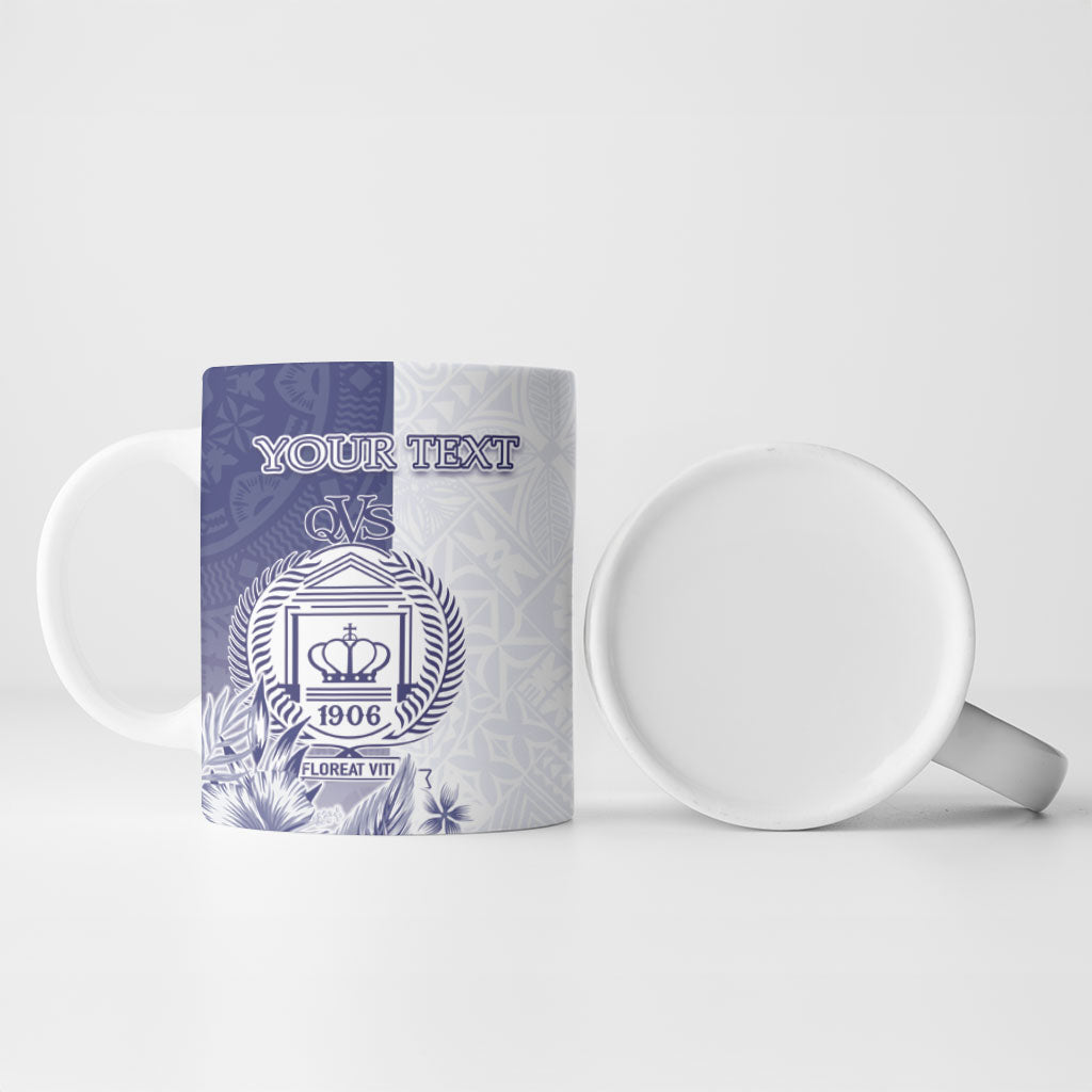 Personalised Fiji Queen Victoria School 1906 Ceramic Mug Floreat Viti LT05 - Polynesian Pride