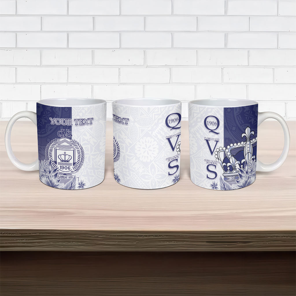 Personalised Fiji Queen Victoria School 1906 Ceramic Mug Floreat Viti LT05 - Polynesian Pride
