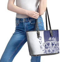 Fiji Queen Victoria School 1906 Leather Tote Bag Floreat Viti