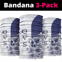 Fiji Queen Victoria School 1906 Neck Gaiter Floreat Viti LT05 package One Size: 25*50cm Navy - Polynesian Pride