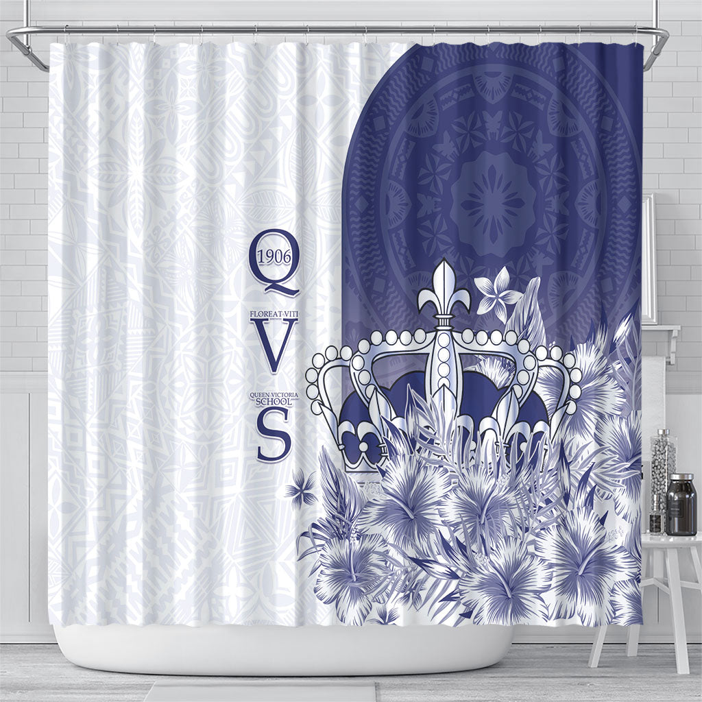 Fiji Queen Victoria School 1906 Shower Curtain Floreat Viti LT05 - Polynesian Pride