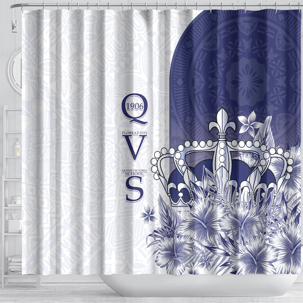 Fiji Queen Victoria School 1906 Shower Curtain Floreat Viti LT05 - Polynesian Pride