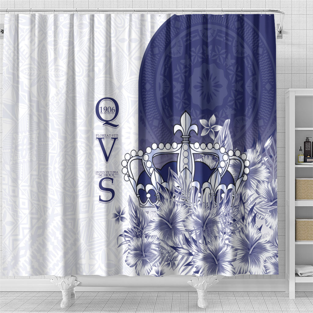 Fiji Queen Victoria School 1906 Shower Curtain Floreat Viti LT05 - Polynesian Pride