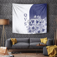 Fiji Queen Victoria School 1906 Tapestry Floreat Viti LT05 Navy - Polynesian Pride